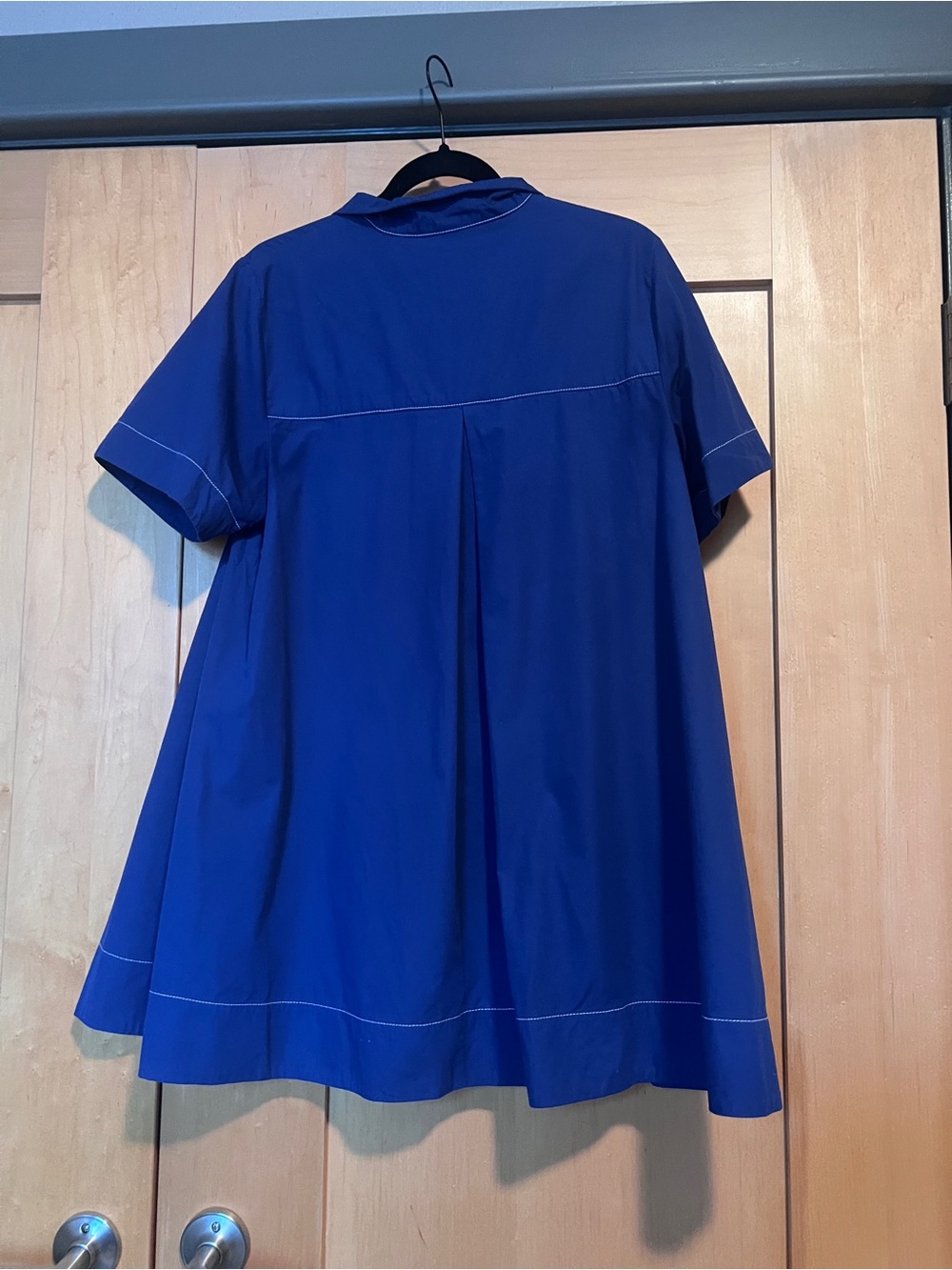 Maeve Deep Blue Baby Doll Dress - Picture 4 of 4